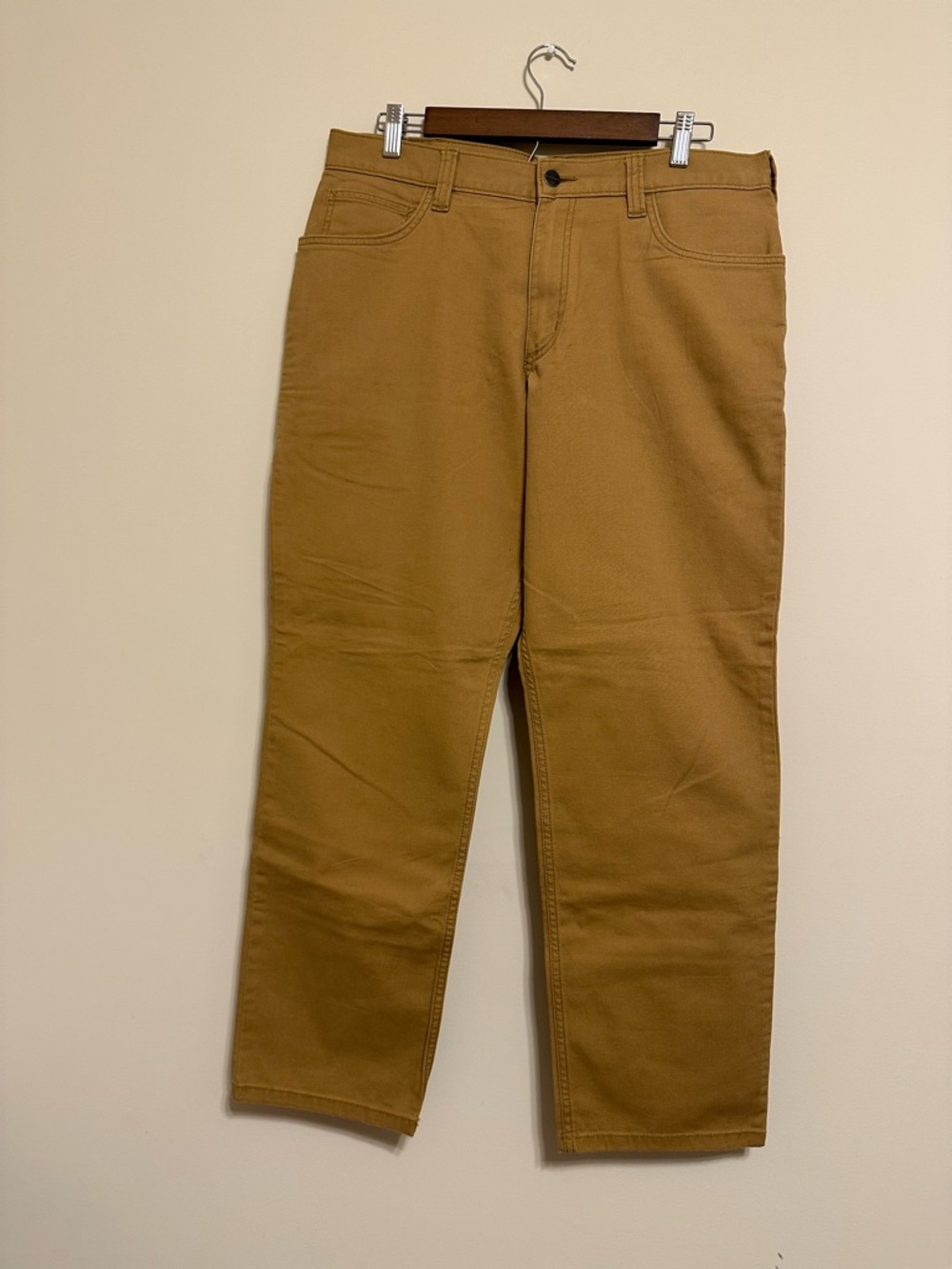 Carhartt Men’s Classic Straight-Leg Pants in Camel Tan 34x30